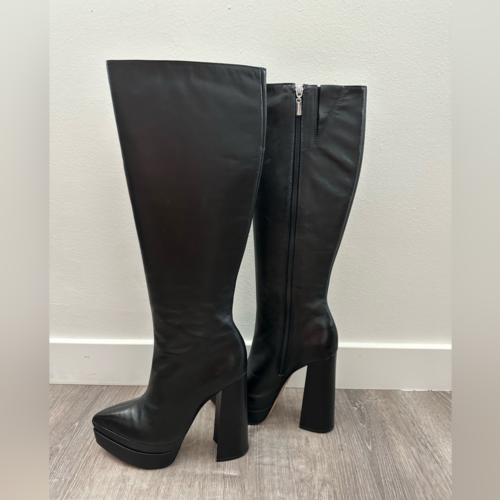 SCHUTZ Black Heeled Boots